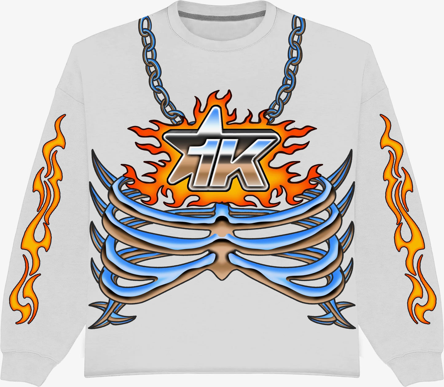 Flame Pendant Tee [White]