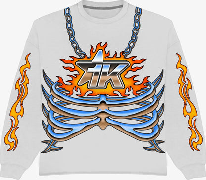 Flame Pendant Tee [White]