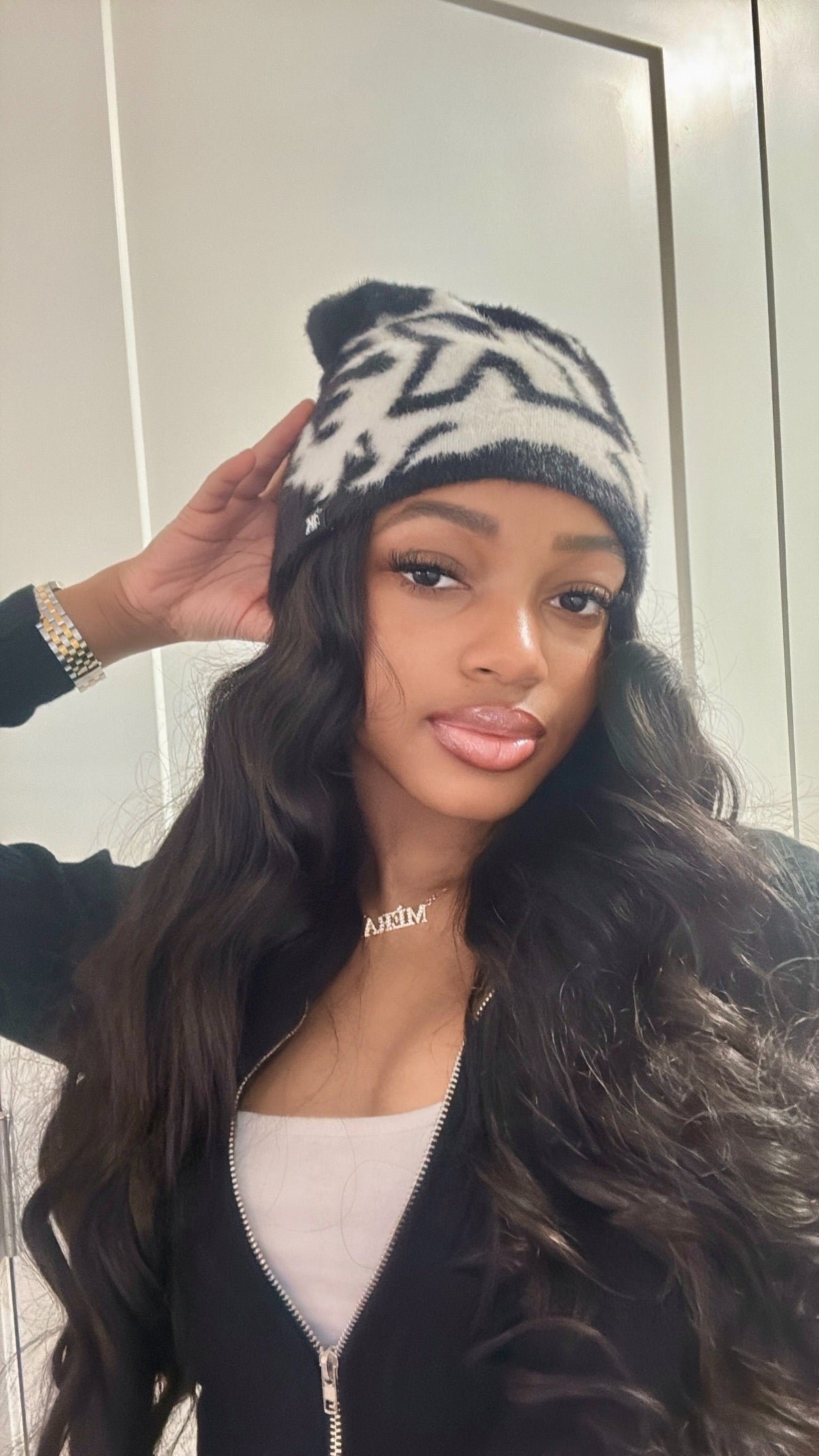 Flame Beanie [Black]