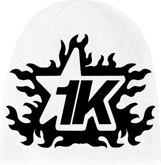 Flame Beanie [White]