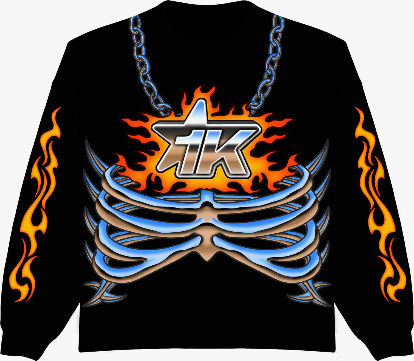 Flame Pendant Tee [Black]