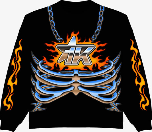 Flame Pendant Tee [Black]